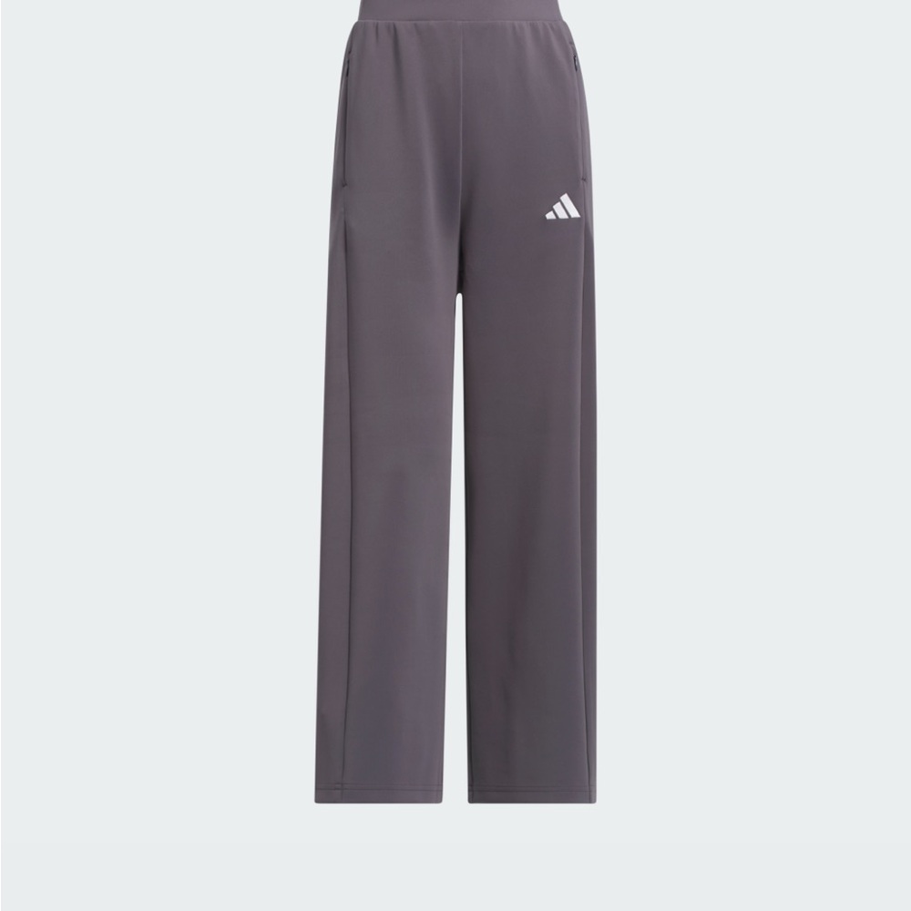 adidas Grey Strata Wide-Leg Track Pants